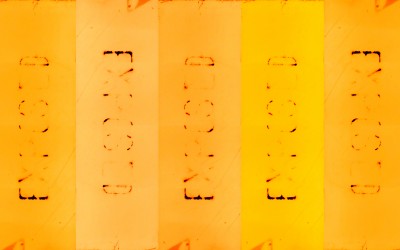 EXPOSED, Orange & Gold (2013), c-print on Kodak metallic paper, ed. of 1 + 3 unique variants + 1 AP